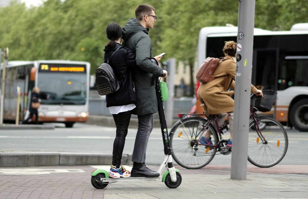 Half of e-scooter users ride with multiple people on the same vehicle