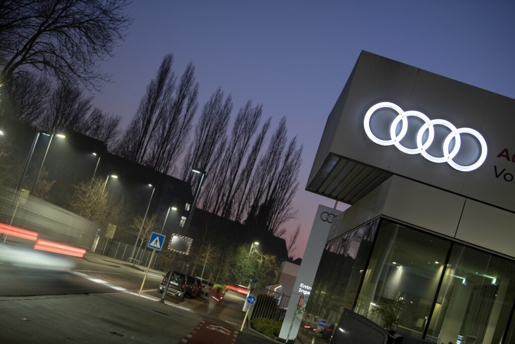 Audi Brussels workers in Forest on strike on Monday