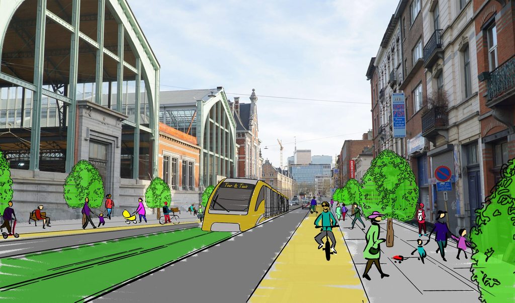 Linking Tour&Taxis to city centre: New tram comes closer to reality