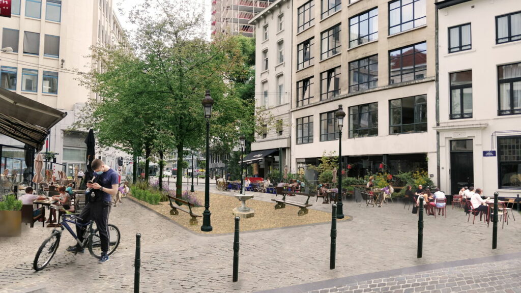 Renovation of Brussels centre continues with creation of intimate square