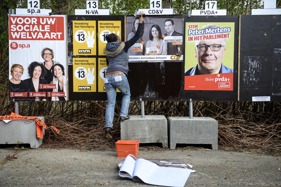 Belgian political parties spending €4.9 million in adverts could set new record