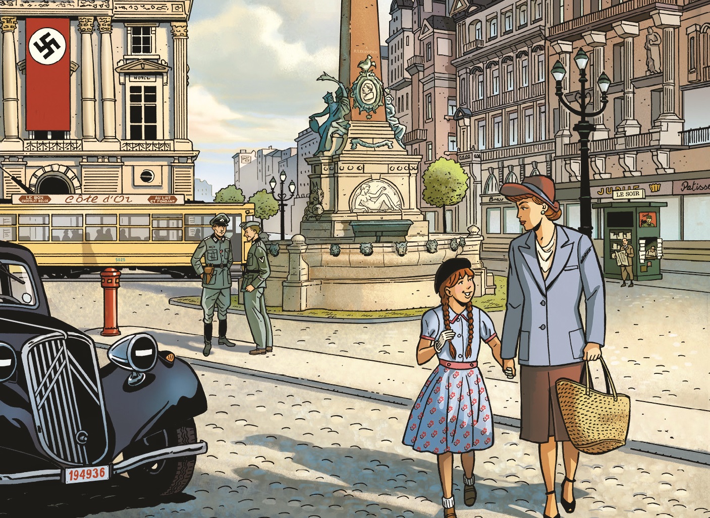 Telling wartime history through comic strips