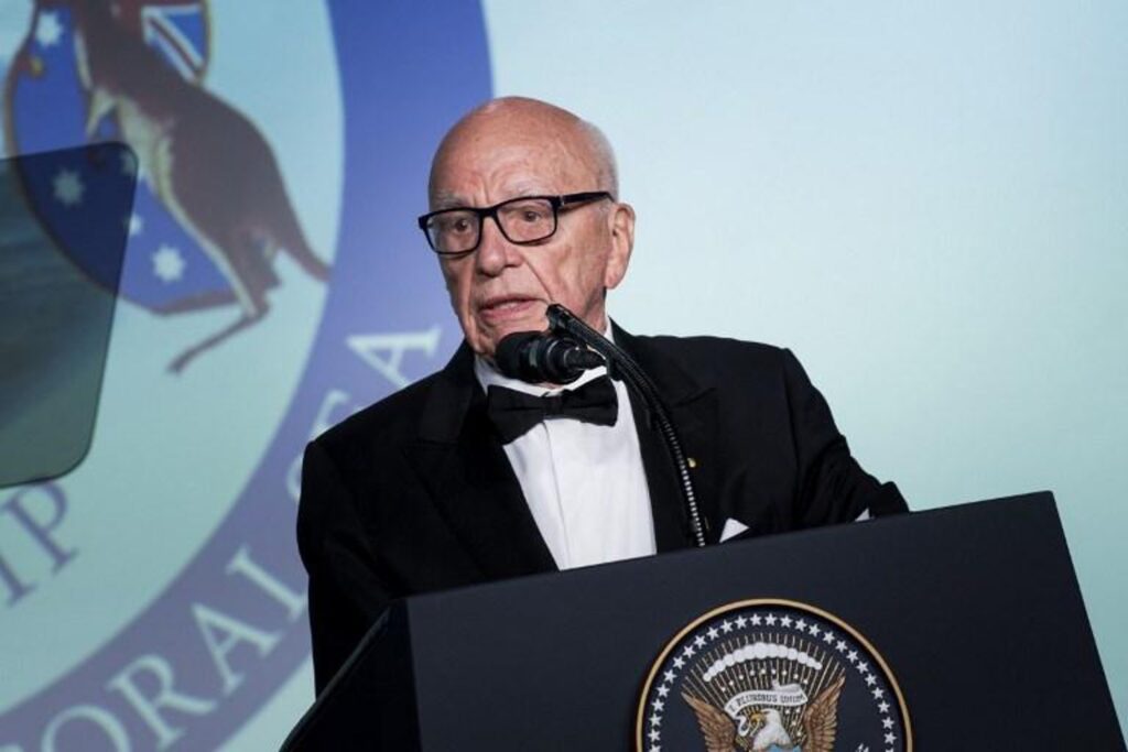 Media magnate Rupert Murdoch hands over to his son but promises to remain active