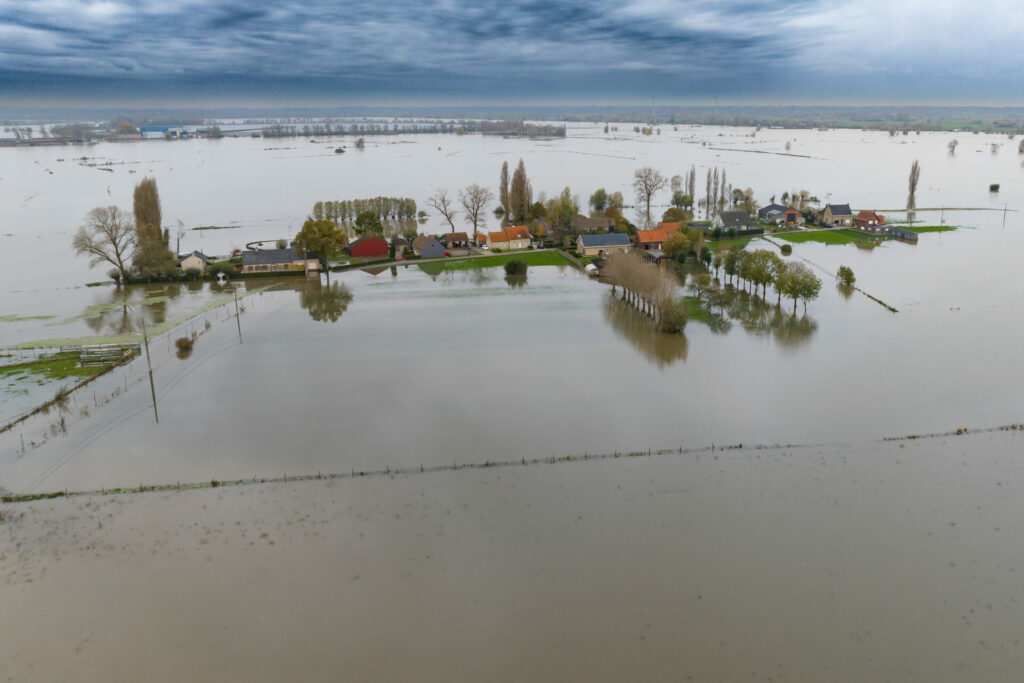 Flanders floods break record water levels