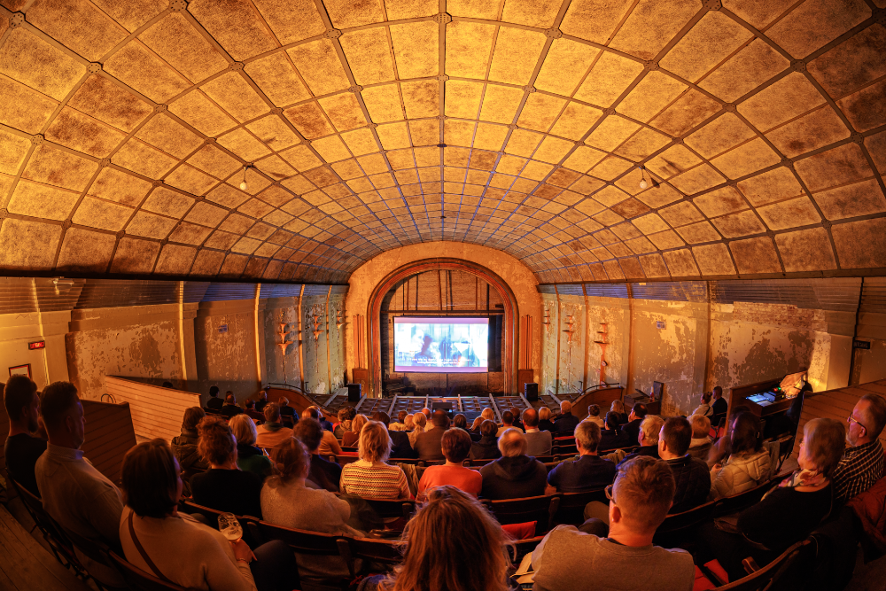 Iconic old Roxy Palace cinema in Antwerp reopens after 50 years