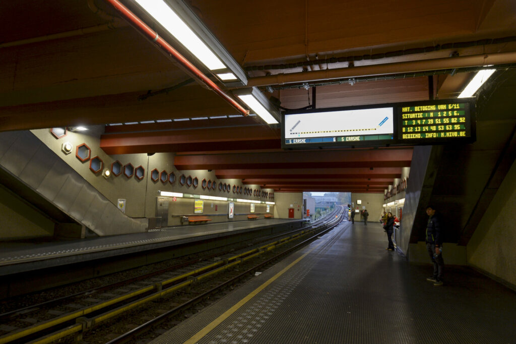 European demonstration in Brussels: Only two metro lines served