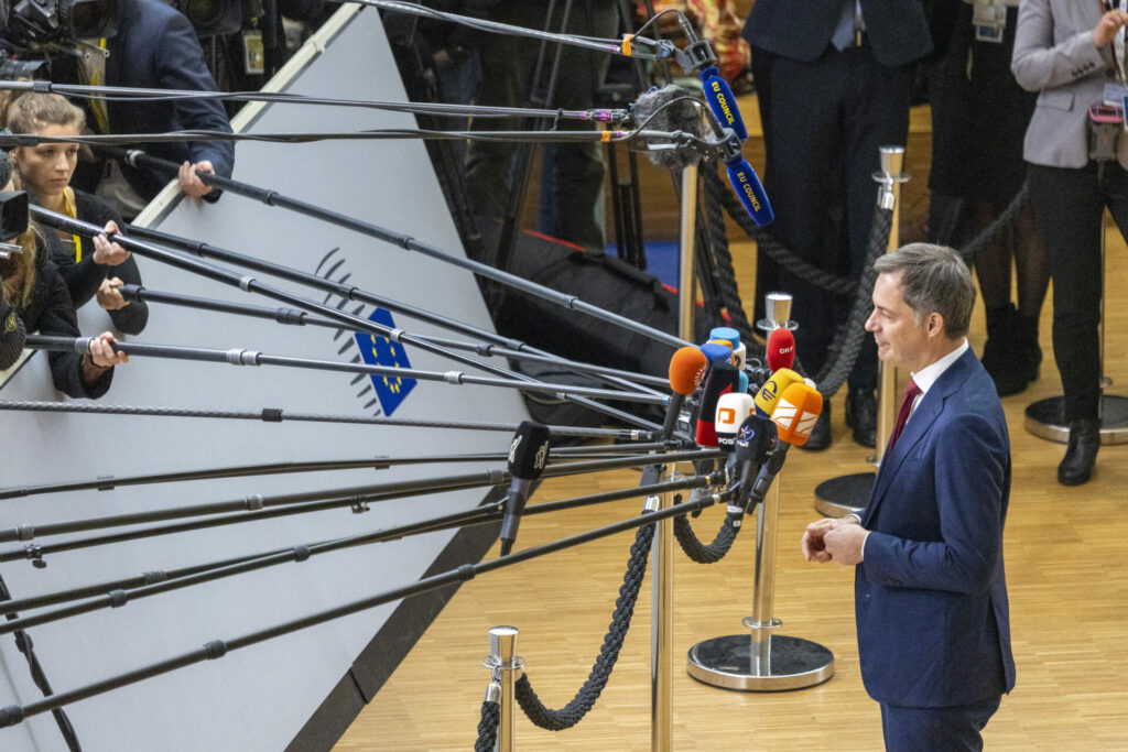 Belgian PM De Croo calls for EU unity in face of Hungarian 'bazaar' logic