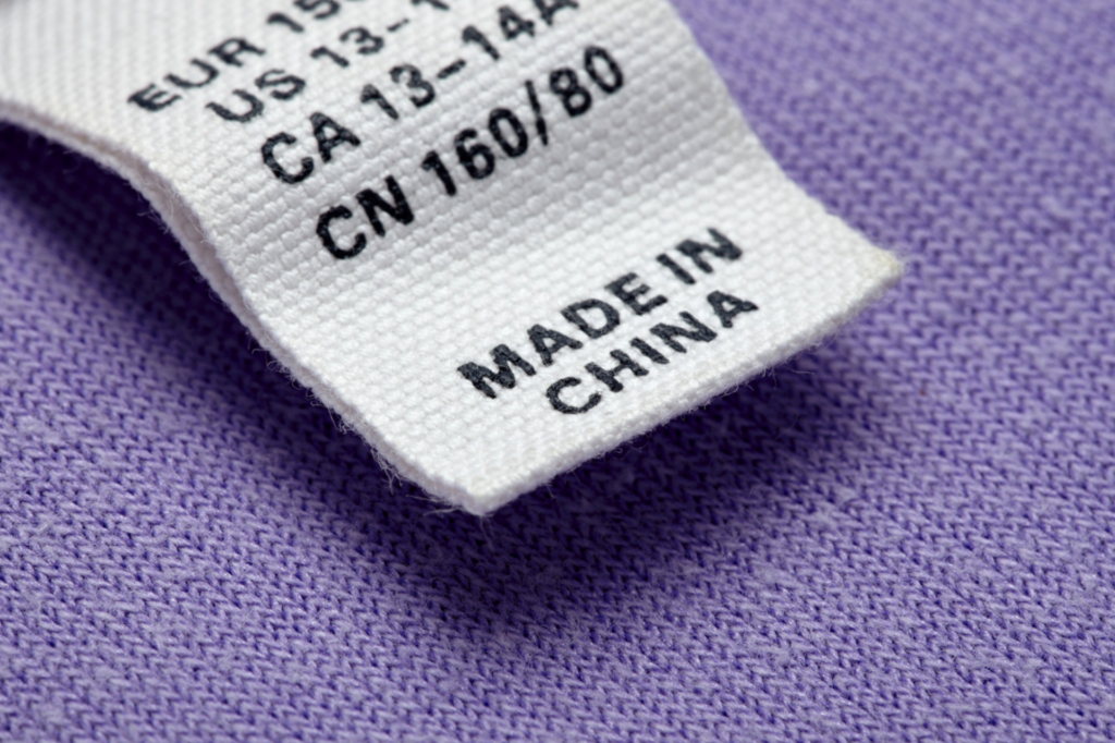 One in six 'Made in China' garments contain carcinogenic chemical