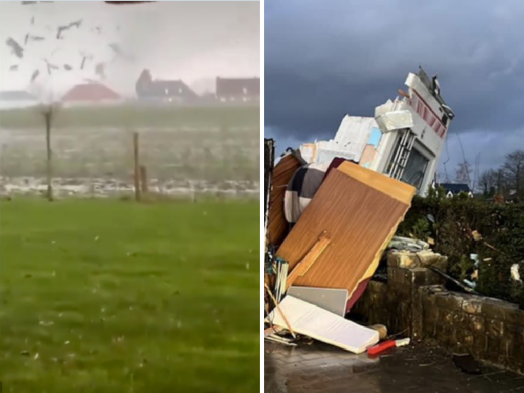 Tornado wreaks havoc in several Belgian municipalities