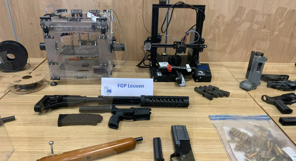 Police raid illegal workshop for 3D printed weapons in Leuven
