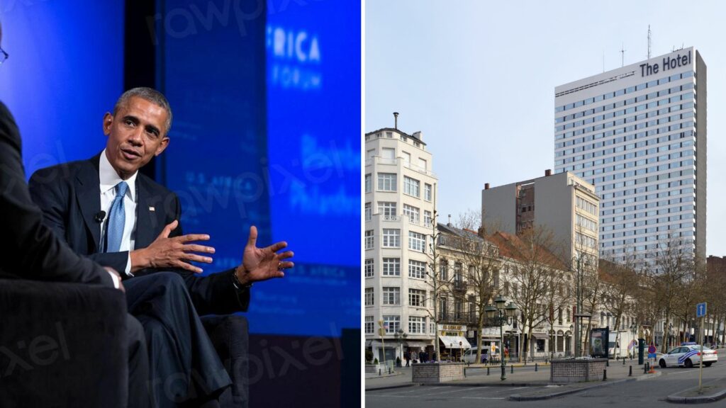 How much will Barack Obama receive for coming to Belgium?