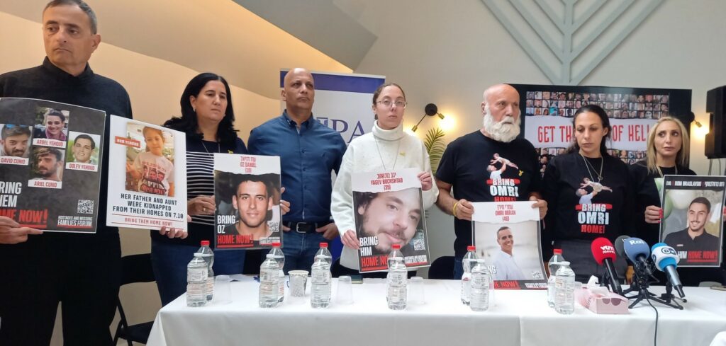 Israel – Hamas war: Families plead in Brussels with the EU for support to release all hostages