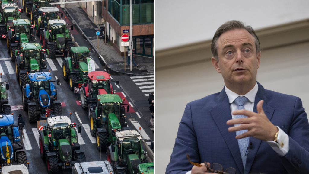 N-VA leader has 'absolutely no sympathy' for farmer protests