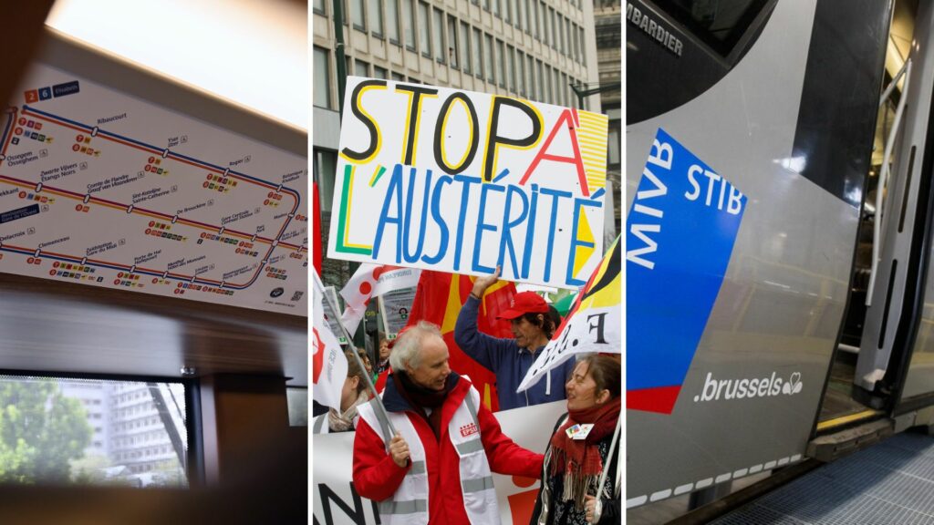Demonstration against austerity: Only metro lines 1 and 5 running in Brussels