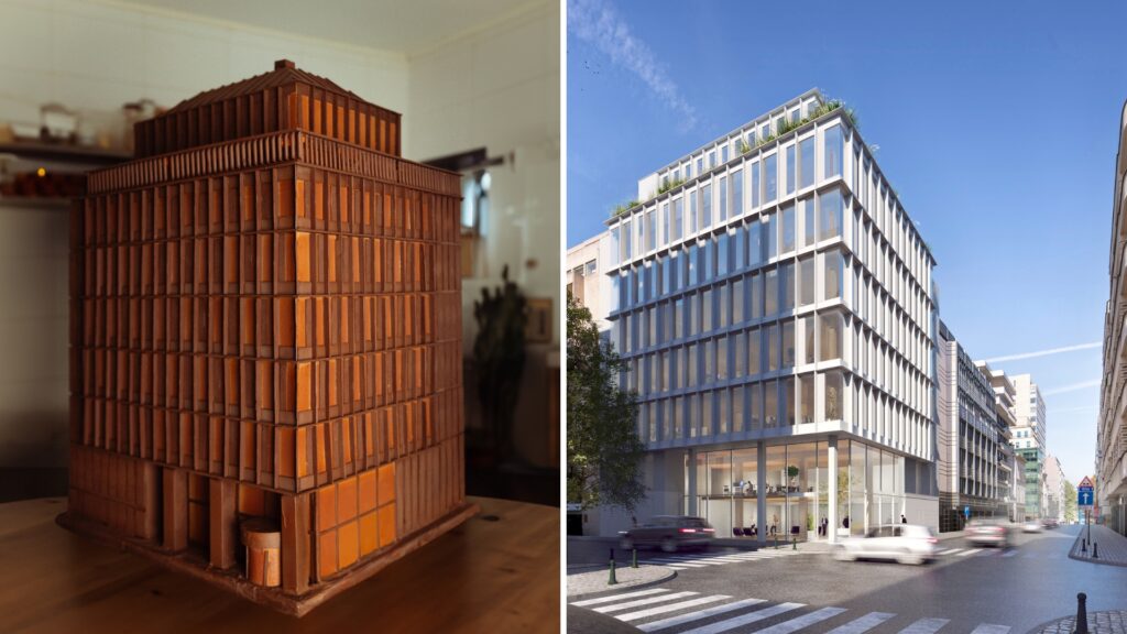 Brussels' first wooden high-rise made in chocolate for 'Oscars of real estate'