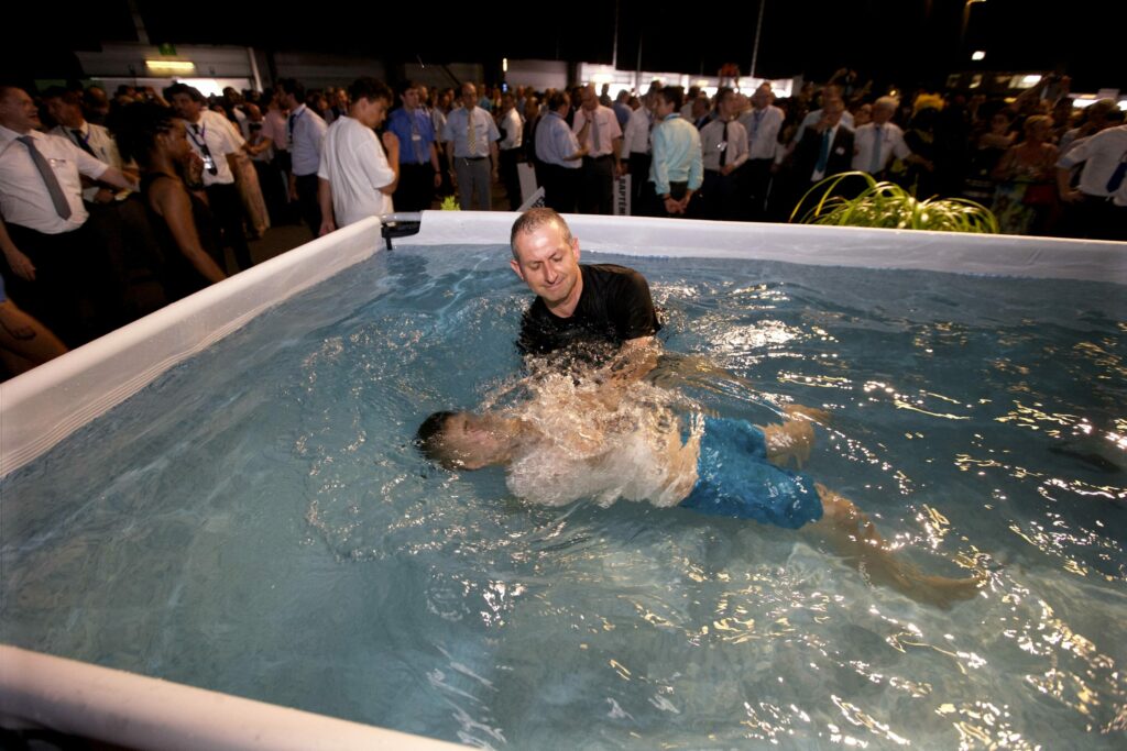 Adult baptisms double in ten years
