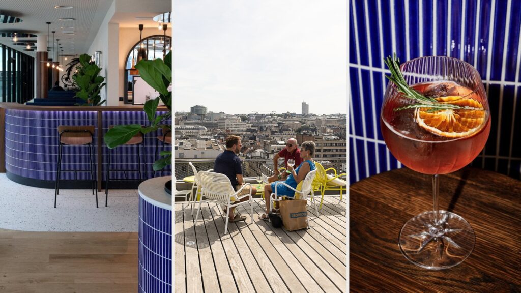 Brussels restaurant finally opens on largest rooftop in Europe