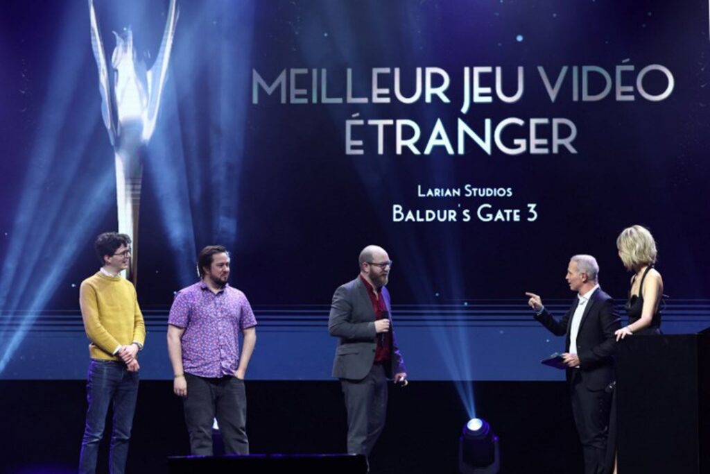Belgian video game Baldur's Gate 3 wins big at BAFTA awards in London