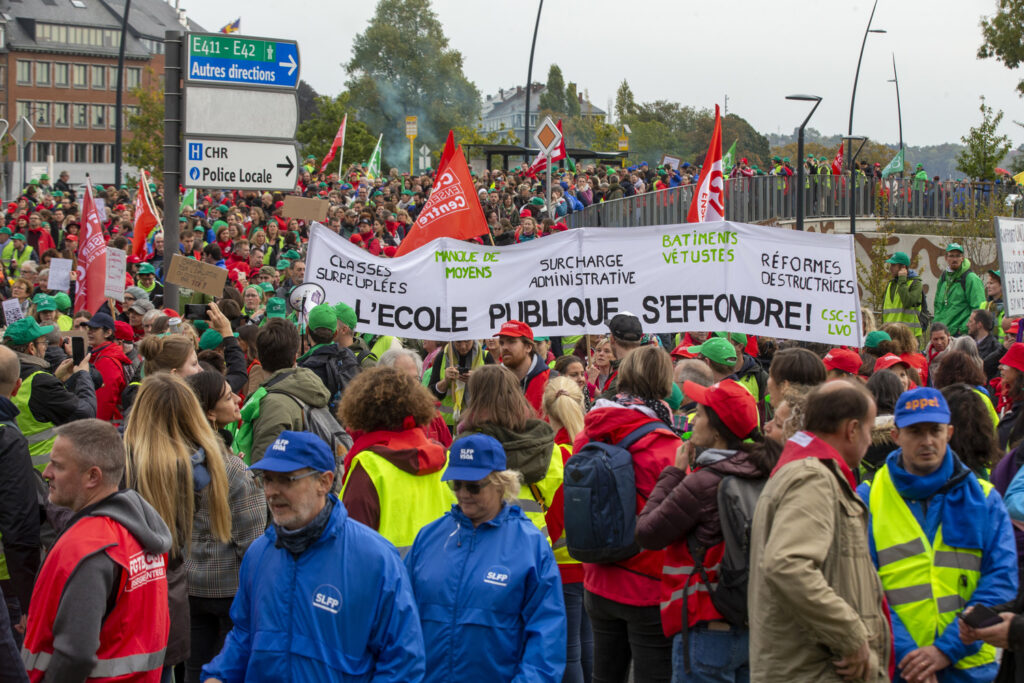French-speaking teachers to take 'large-scale action' in Brussels on 23 April