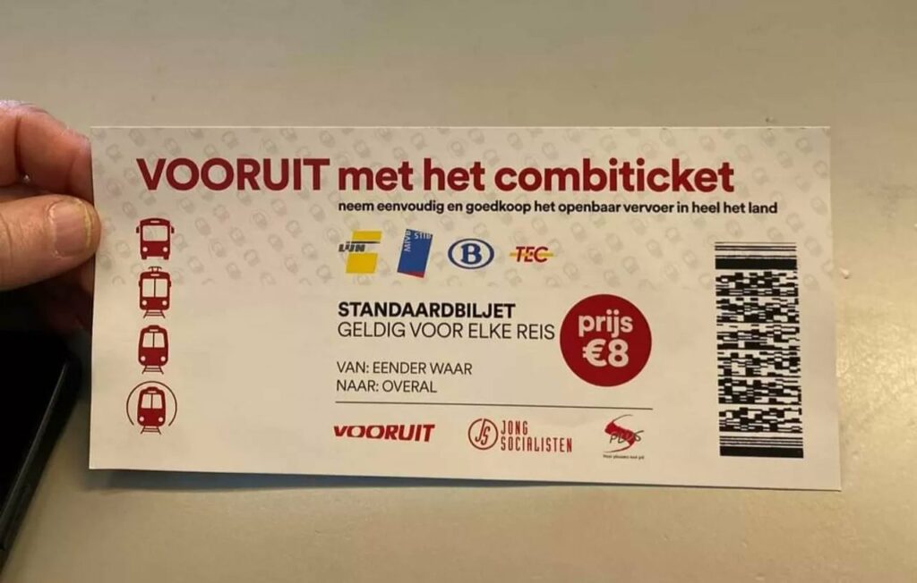 'Confusing for passengers': Flemish socialists hand out fake train tickets 