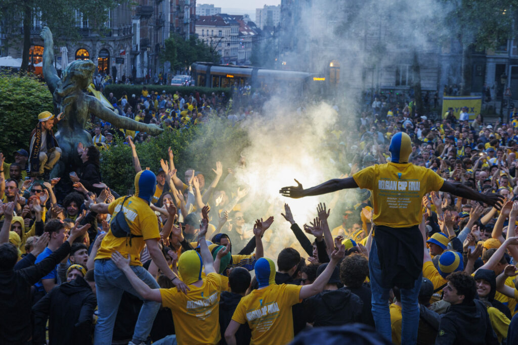 Saint-Gilles celebrates USG's triumph outside the commune (photos)