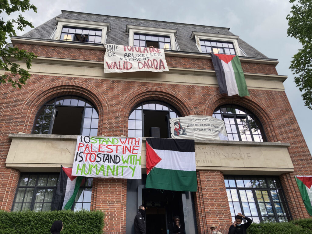 Pro-Palestine student occupation spreads to ULB