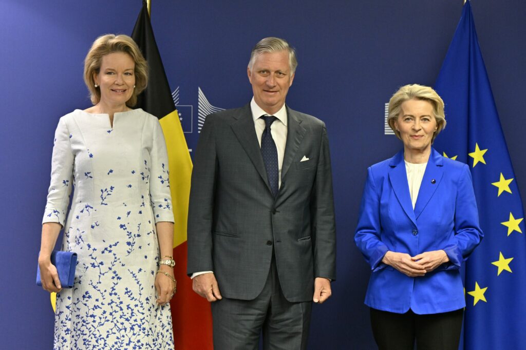 Belgian Royals pay a visit to the European Commission