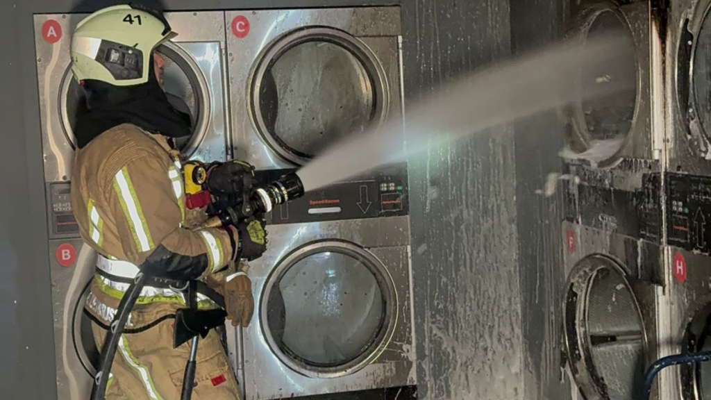 Fire breaks out in Saint-Gilles laundromat on Monday