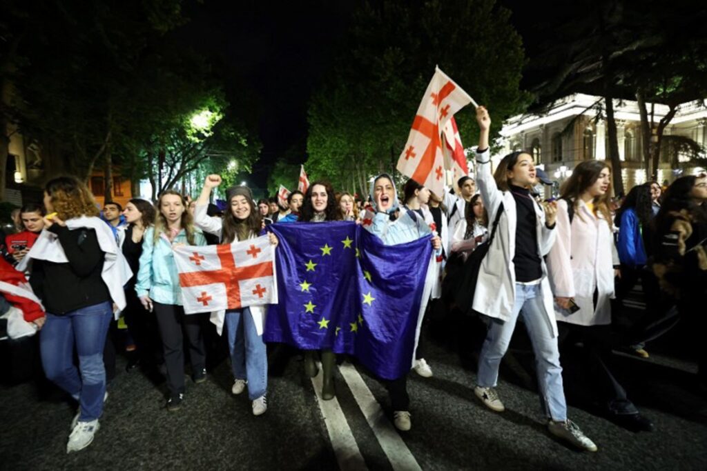 Georgia protests continue against Russian-inspired 'foreign influence' law