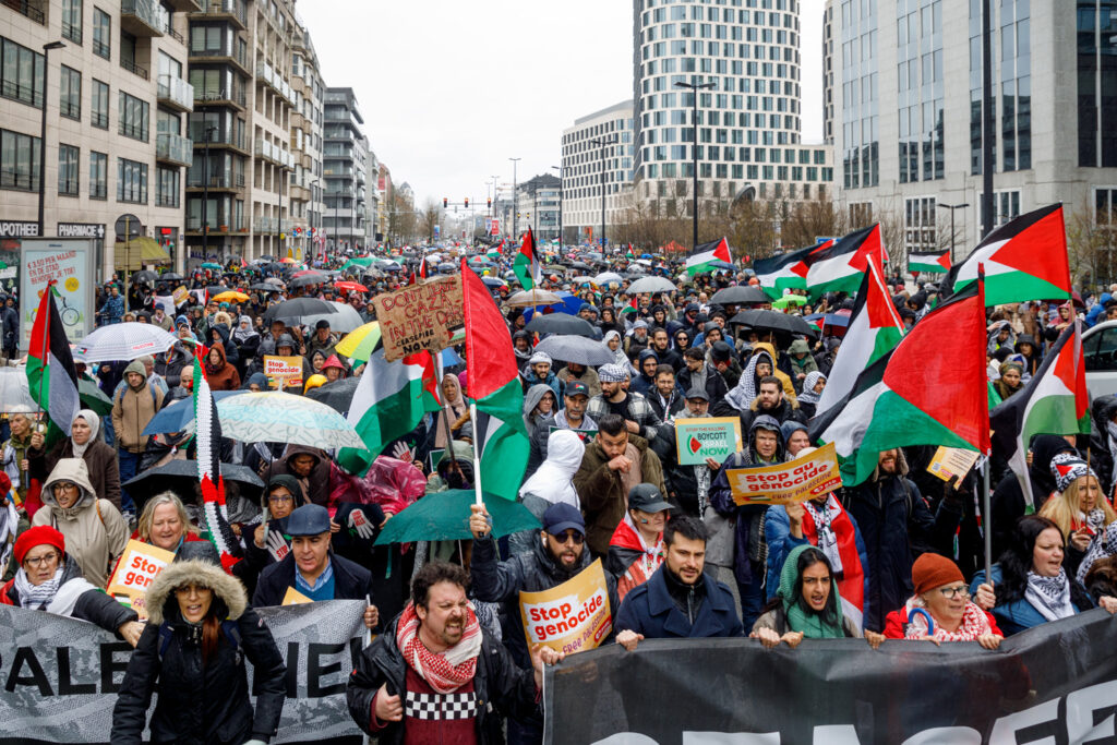 Sixth major European march for Gaza ceasefire on Sunday in Brussels