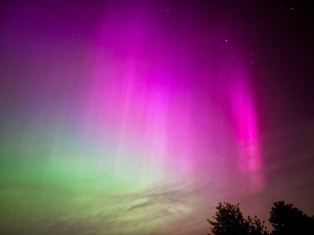 Northern Lights observed in Belgium last night