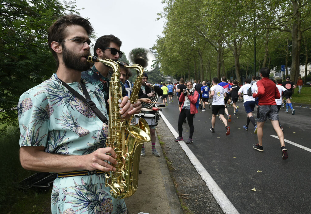45,000 participants run the Brussels 20km on a wet Sunday