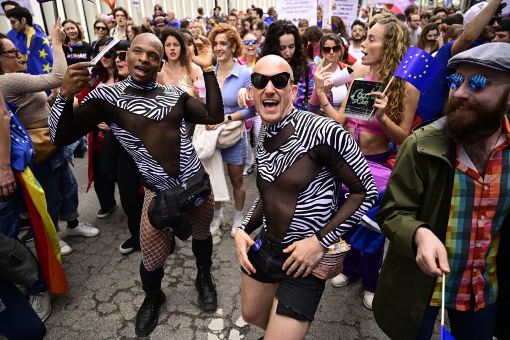 Thousands march through the capital for Brussels Pride