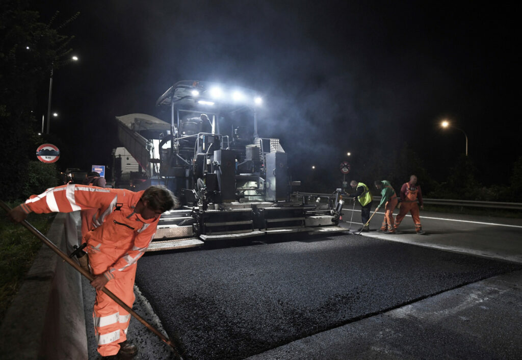 The A503 closed to traffic towards Charleroi on Wednesday