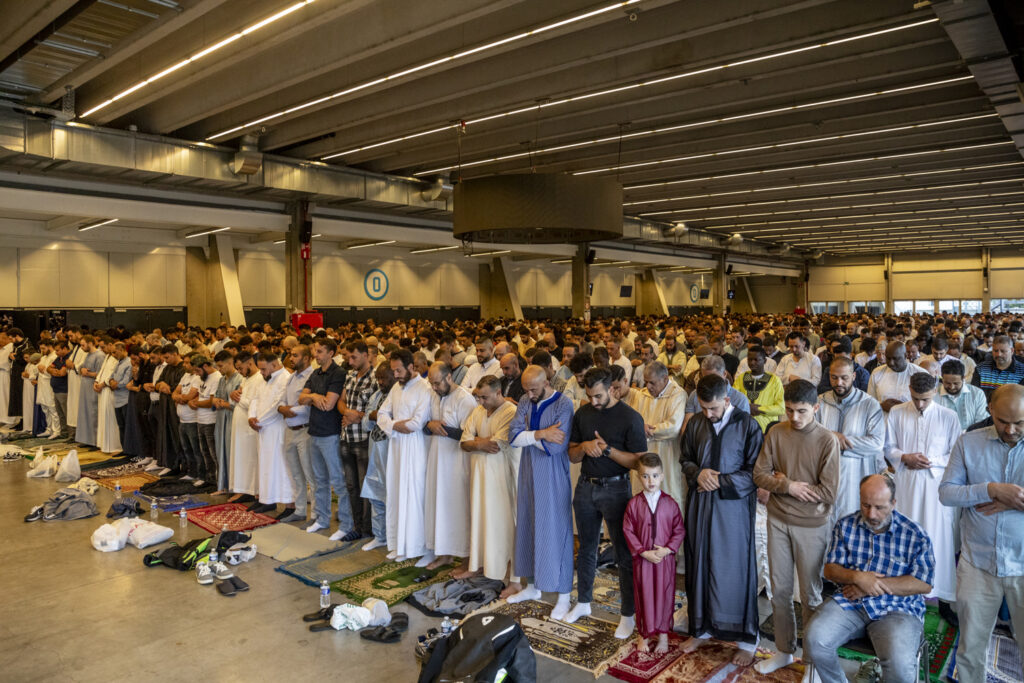 Muslims celebrate Eid al-Adha or Feast of Sacrifice today