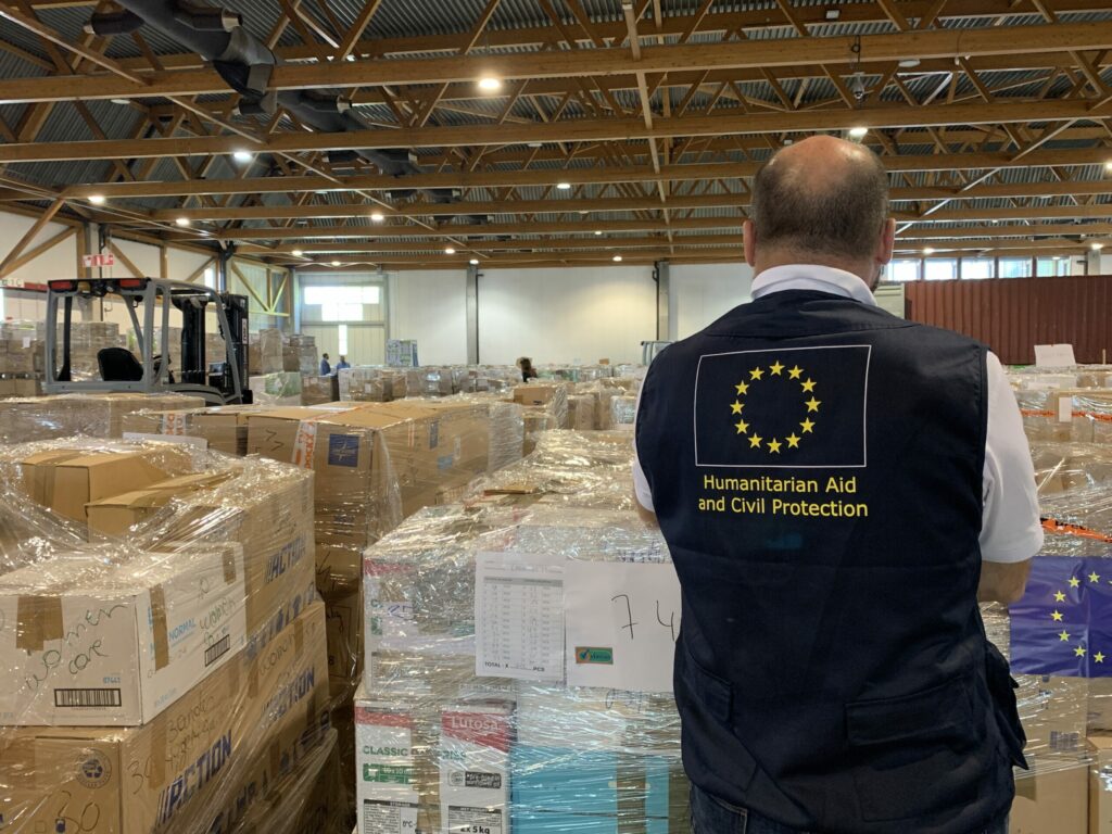 Belgium and EU join forces to send 240 tonnes of humanitarian aid to Gaza