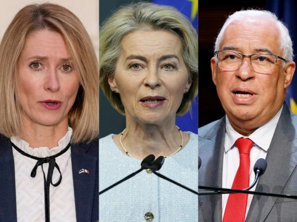 Von der Leyen, Costa and Kallas appointed to lead EU at European Council summit