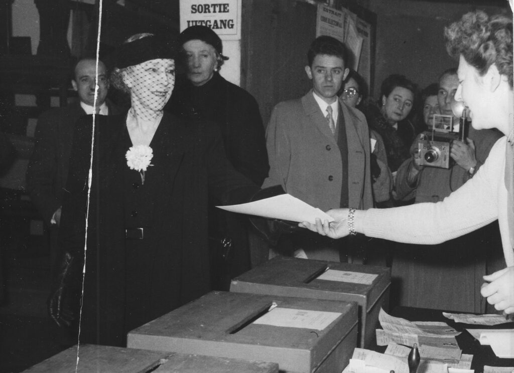 Belgian women voted for first time in parliamentary elections 75 years ago today