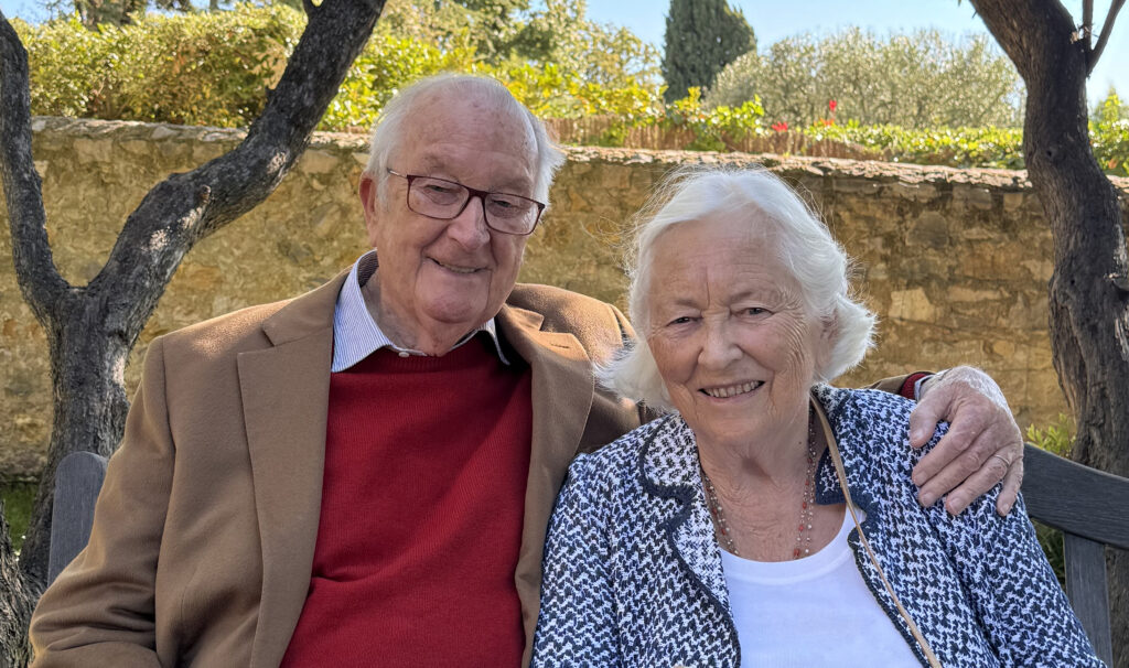 Former King and Queen celebrate diamond anniversary in French villa