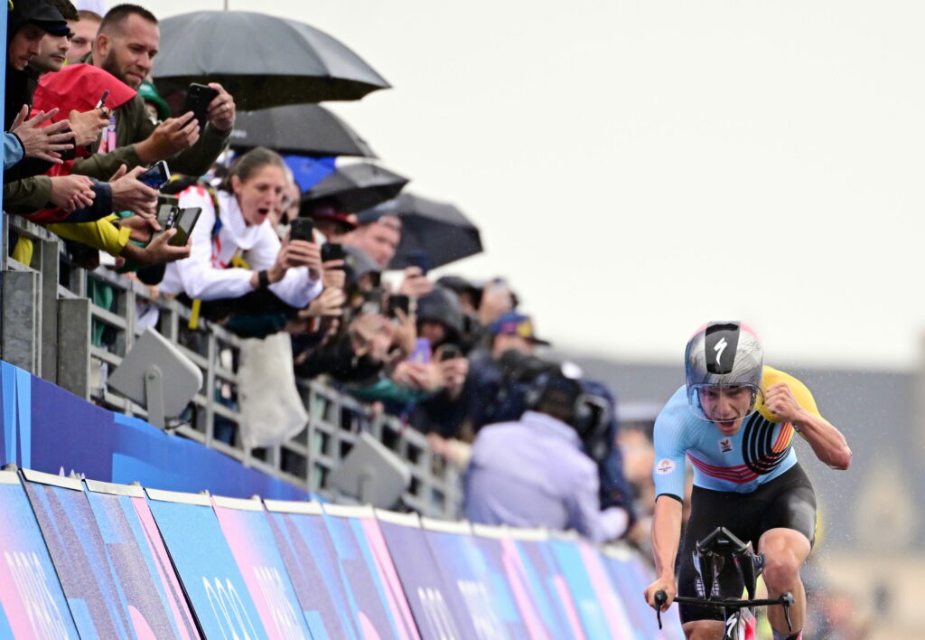 Gold for Belgium: Remco Evenepoel wins cycling individual time trial