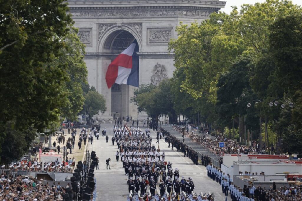 France places Olympics and WW2 liberation at heart of 14 July parade