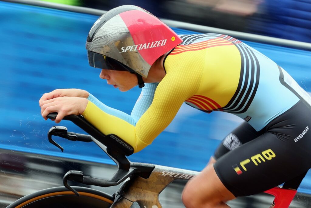 Belgium's Lotte Kopecky 6th in the individual time trial