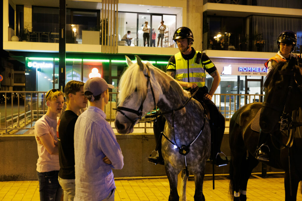 'All hands on deck': Dutch police called to deal with rowdy revellers in Knokke