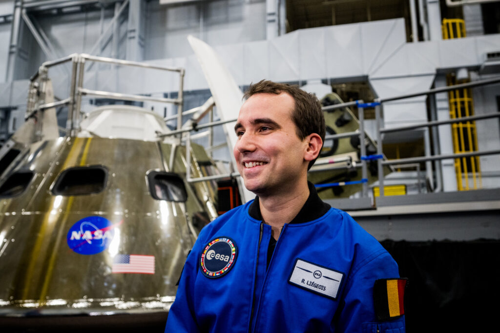 Raphaël Liégeois seeks Belgian experiments for 2026 space mission