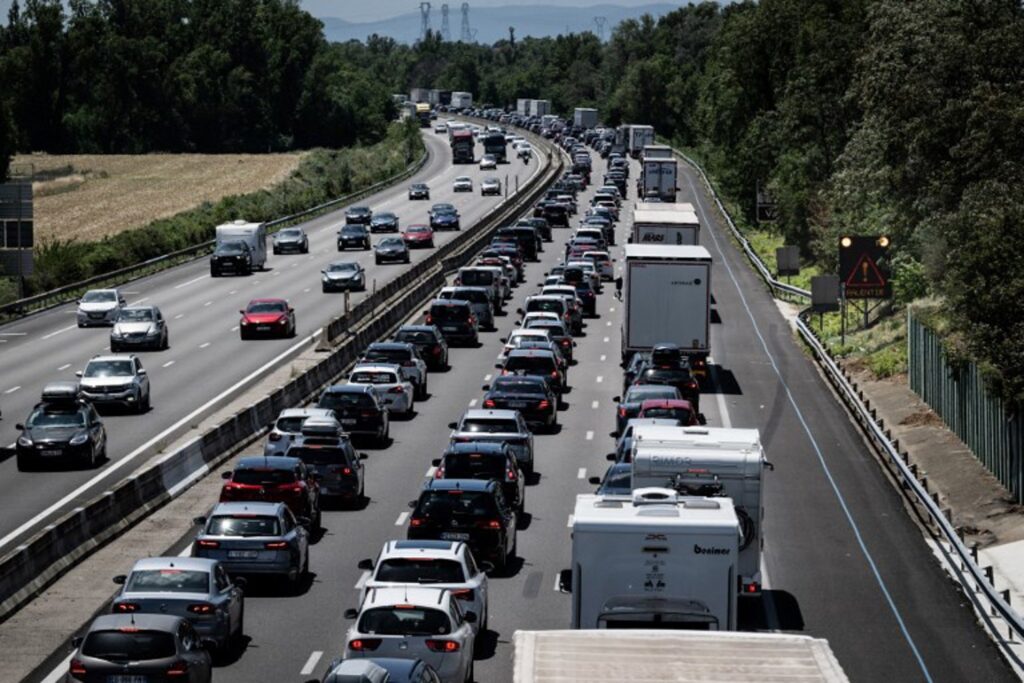 Road traffic high across Europe as peak holiday season starts