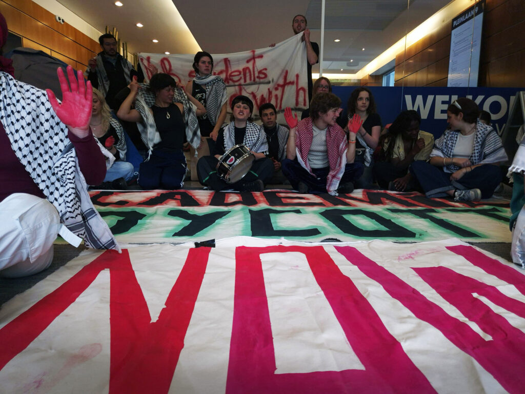 VUB pro-Palestine students end occupation after agreement with university