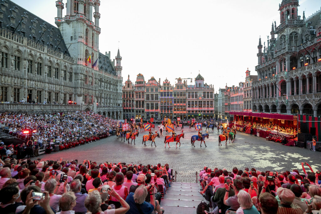 Iconic Ommegang folk festival and parade return to Brussels city centre