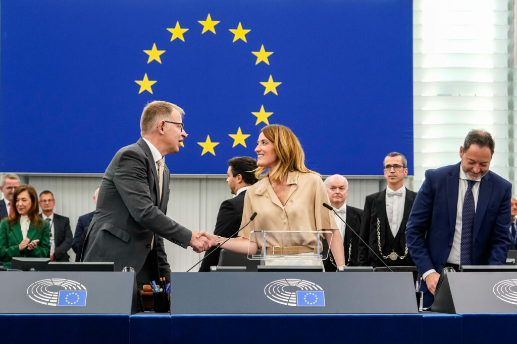 Roberta Metsola re-elected President of the new European Parliament