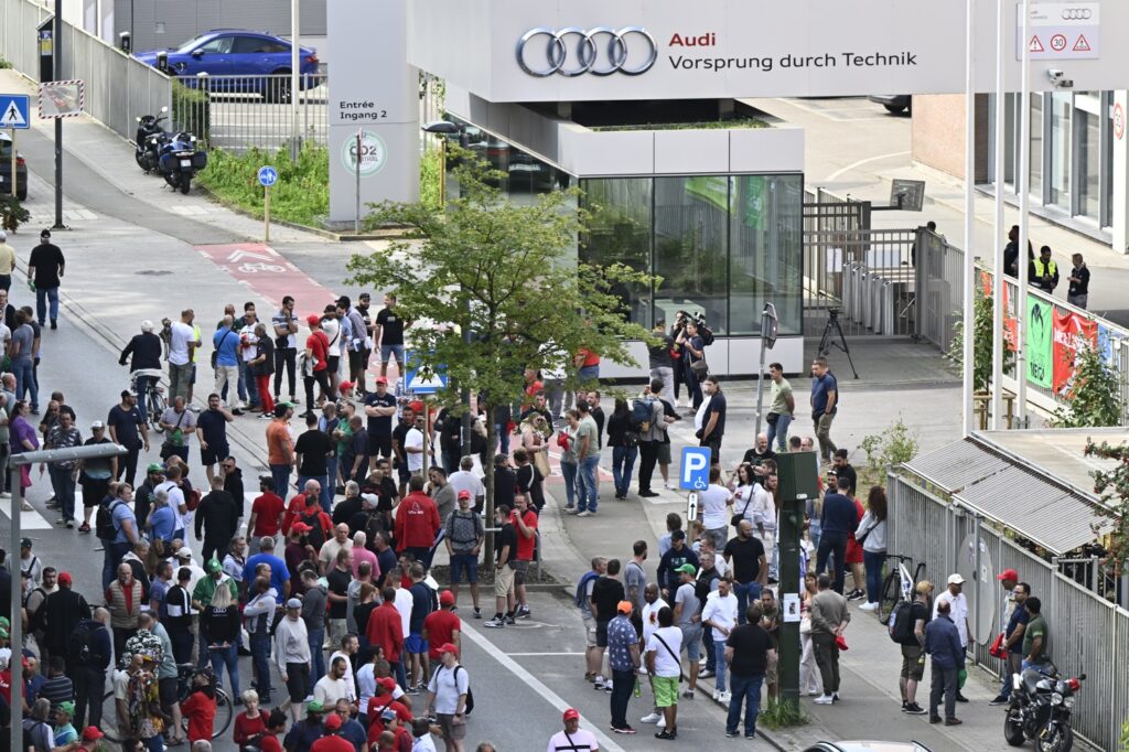 Audi Brussels confirms plant will reopen in September during tense meeting with staff