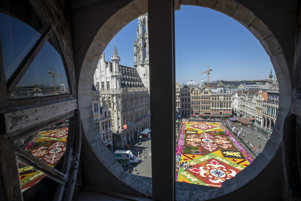 Brussels' world-famous flower carpet returns to Grand Place on 13 August